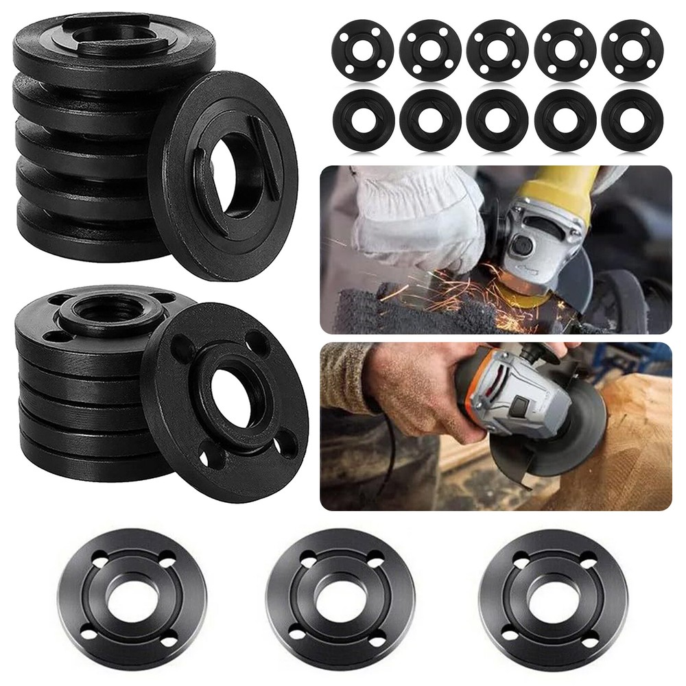 20x 5/8-11 Angle Grinder Flange Lock Inner Outer Nut For Power Tools