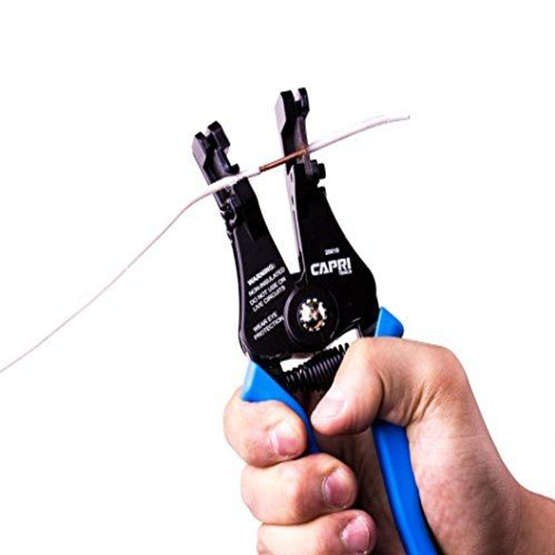 Capri Tools 20010 Precision Wire Stripper Small, Blue/Black