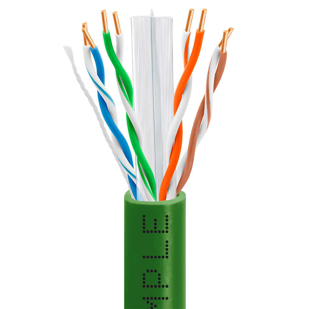 1000ft Cat 6 Ethernet Cable CCA Network Cable 550MHz CMR Cat6 Cord