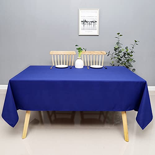 Rectangle Tablecloth Water Resistant 60" x 120" Rectangular Royal Blue