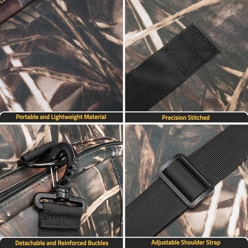 37" Compound Bow Case, Bow Bag Soft Bow Case Compact Arrow Case, Camo