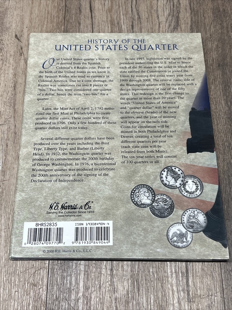 State Series Quarters - Original 13 Colonies - H.E. Harris & Co COMPLETE