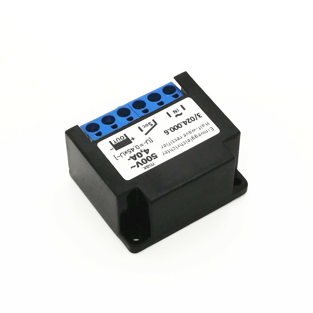 Mayr Einweggleichrichter 3/024.000.6 max 500V~ 4,0A- half wave rectifier module