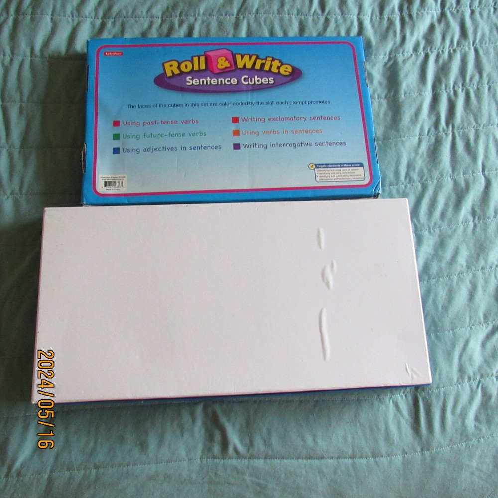 Lot 2-Lakeshore Learning-Roll & Write Word Game-Dice-Sentence Cubes-Writing-2000