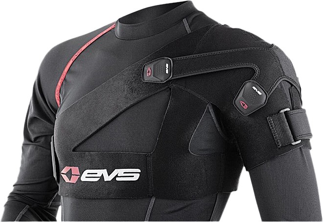 EVS SB03 Shoulder Support Brace Black Medium SB03BK-M