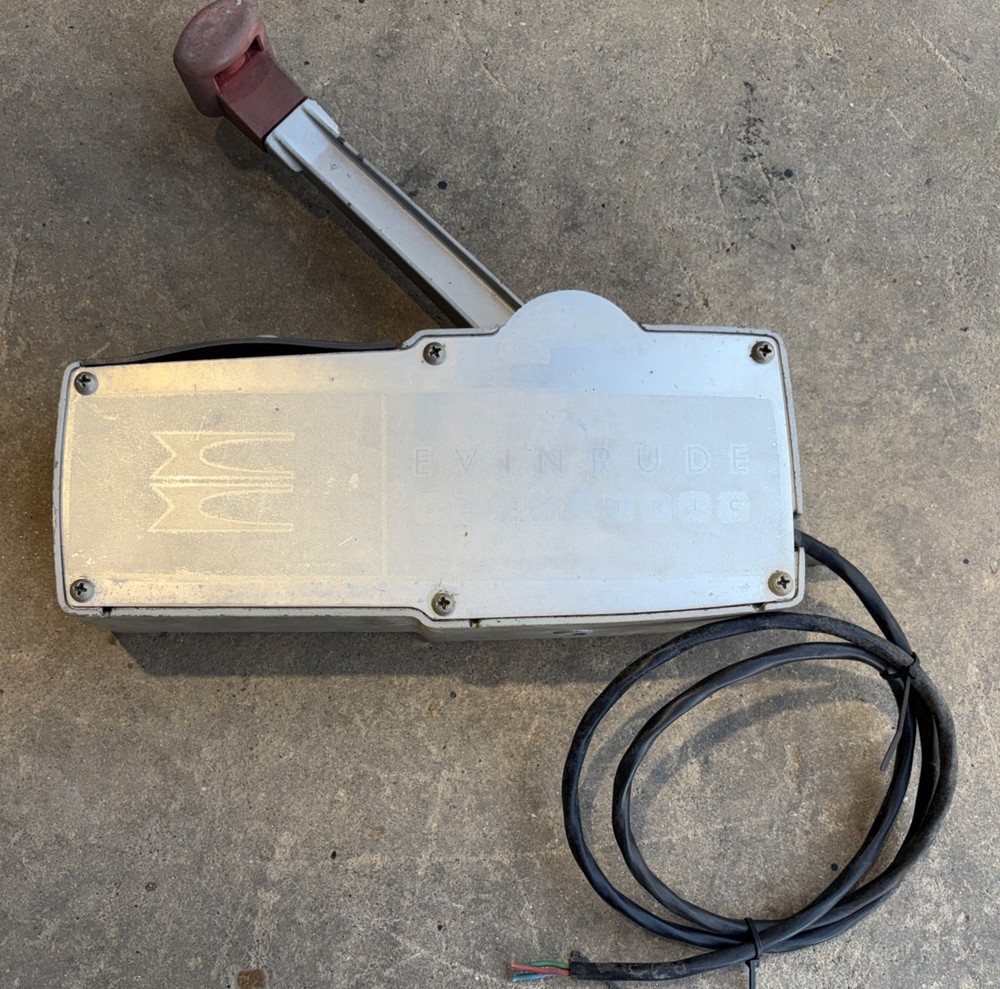 Evinrude Selectric Control Box Left Port Side Mount-untested