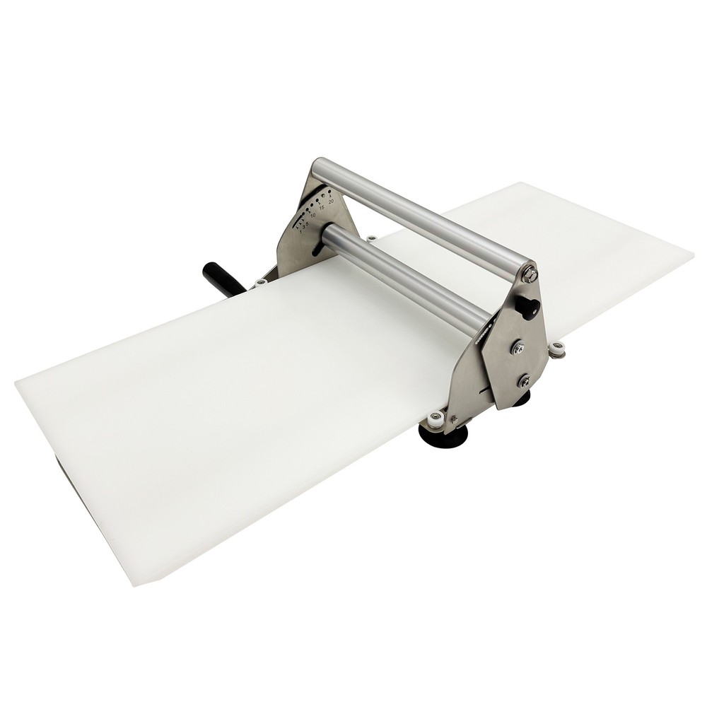 Hand-Crank Dough Roller Puff Pastry Maker 12" PP Material Kitchen Bakery Tool