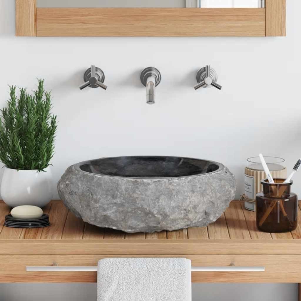 Bathroom Basin, Vessel Sink, Handmade, Naturally Varied Shape and Color Tone vid