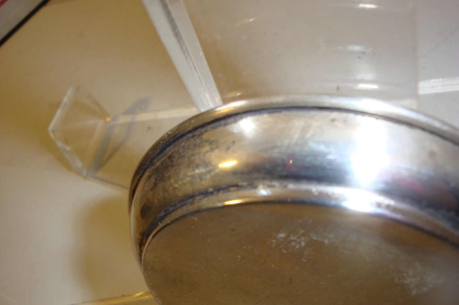 Vintage sterling silver drink coaster or butter pat monogrammed "R" 58 grams