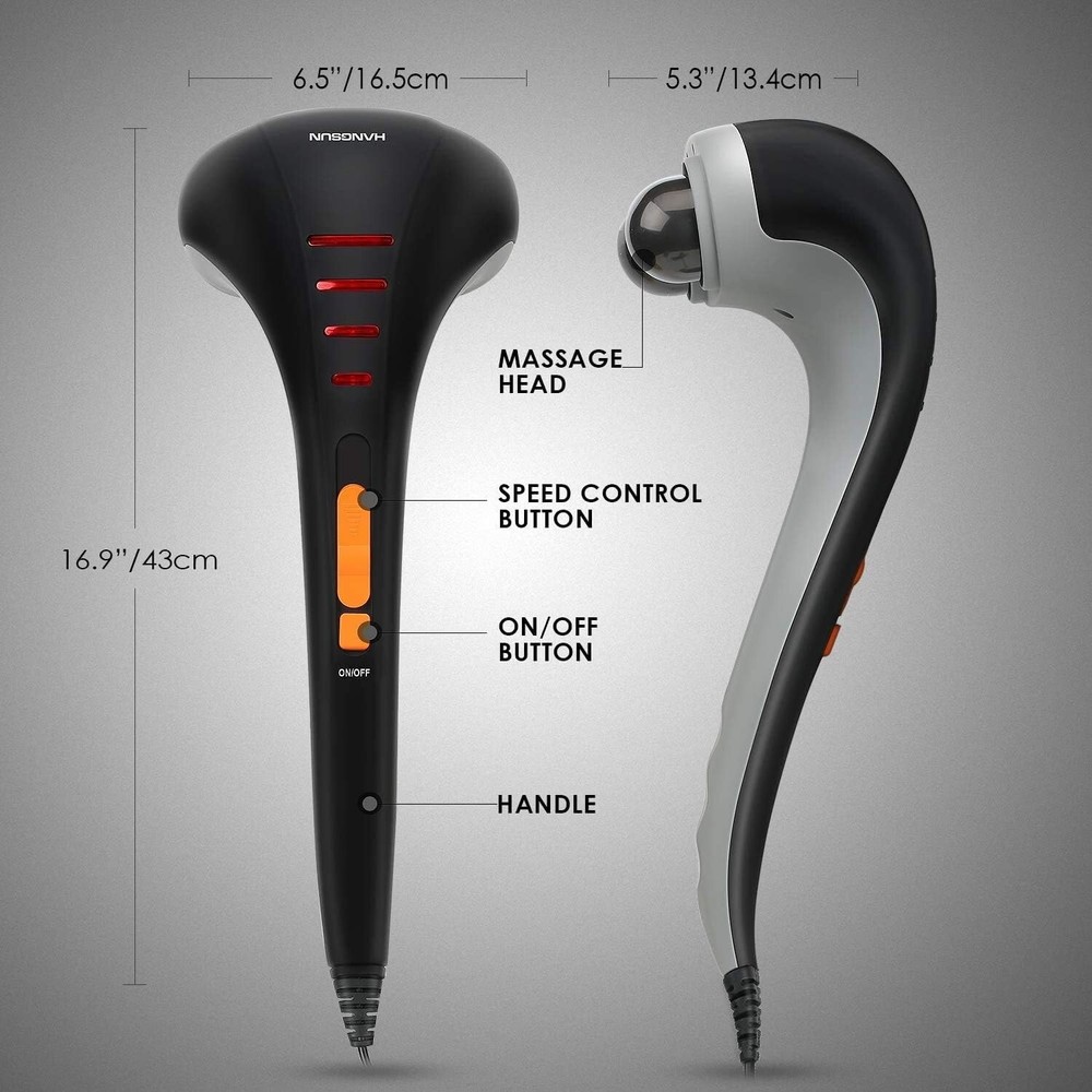 Handheld Neck Back Massager MG400 Deep Tissue Percussion Massage Full Body