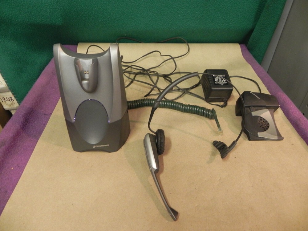 Plantronics CS50 Cordless Headset, Worked When Parked