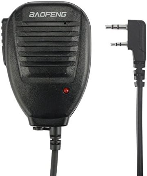 High-Definition Speaker Microphone for UV-5R Radios - Portable & Lightweight