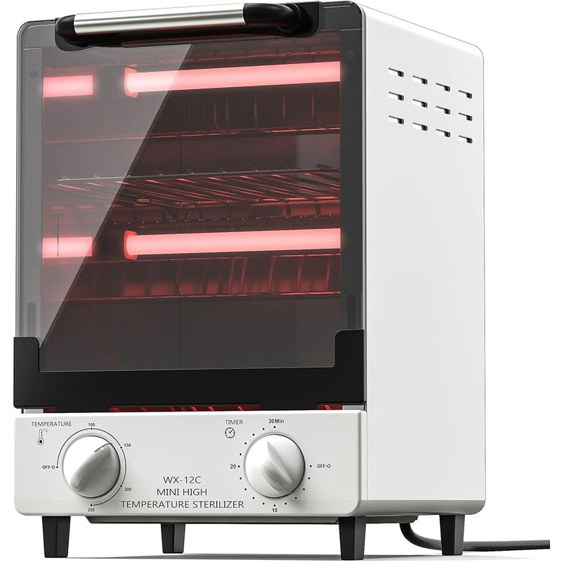 High Temperature Sterilizer 12L Nail Tools W/ Adjustable Timer & Temperature New