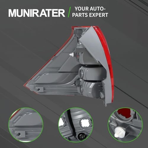 Rear Right Tail Light Assembly Passenger Side Replacement for CRV 4-Door 2012