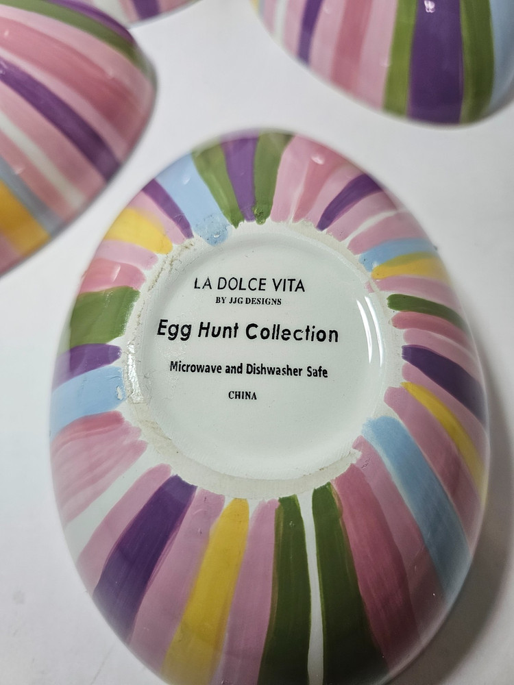 Vintage Easter Egg Bowls Set of 4