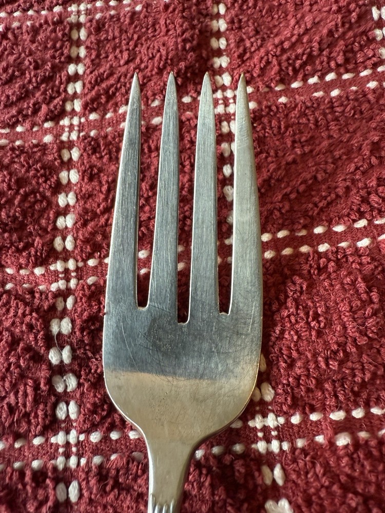 International Silver Camelia Silverplate Cold Meat Fork 1940 Replacement Serving