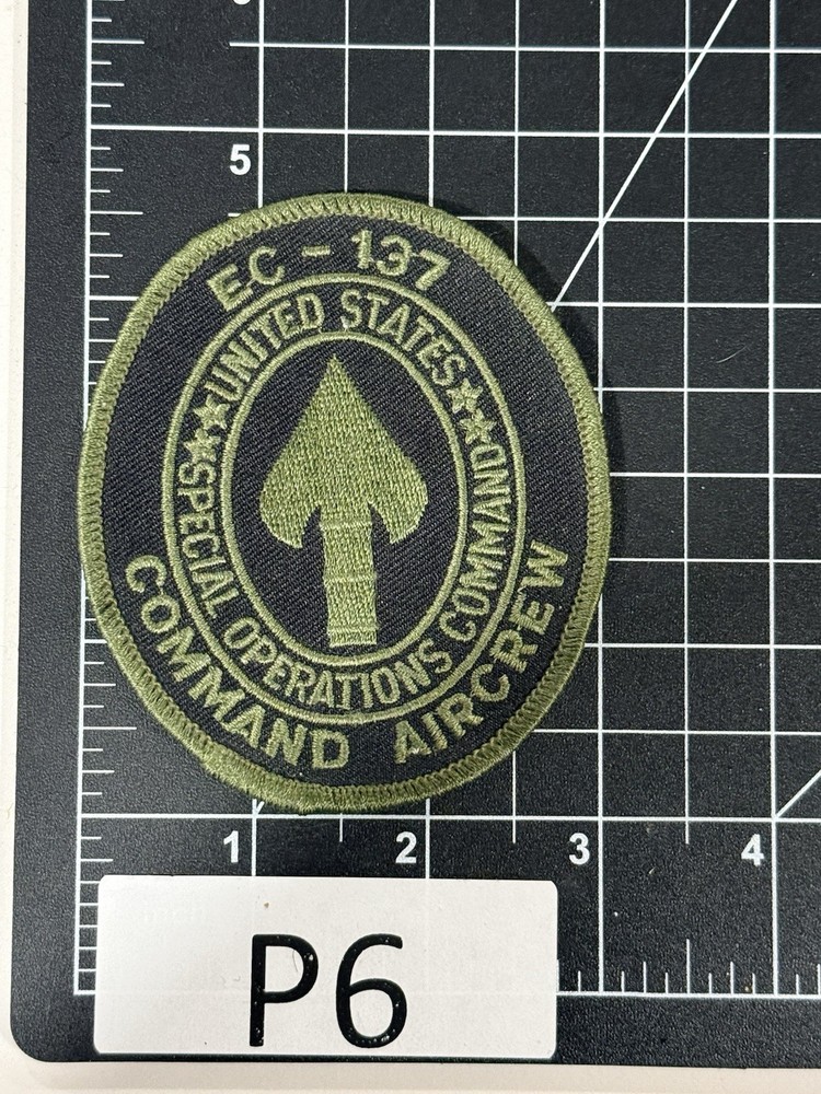 USAF US AIR FORCE EC-137 UNITED STATES SPECIAL OPERATIONS COMMAND AIRCREW PATCH