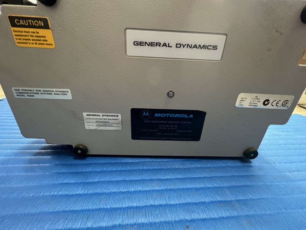 General Dynamics R2670 (Motorola R2670) Digital Communications System Analyzer