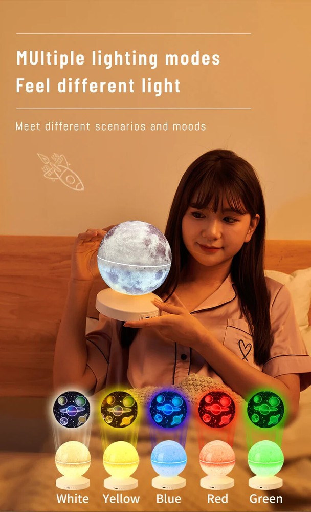 AR Smart Moon Projector Light