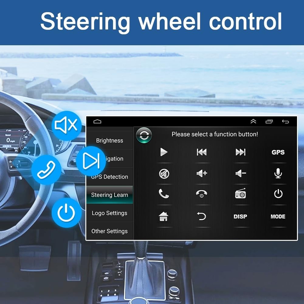 7in Android 14 Car Stereo for IQ 2008-2015 Wireless Carplay Android Auto