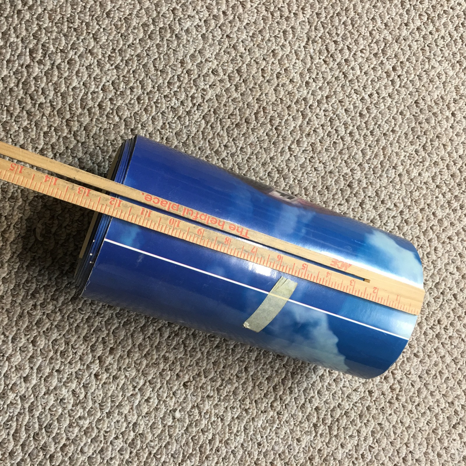 Vintage Pepsi Advertising Banner Sign 1ft x 24ft Laminated Paper Gas Station 90s