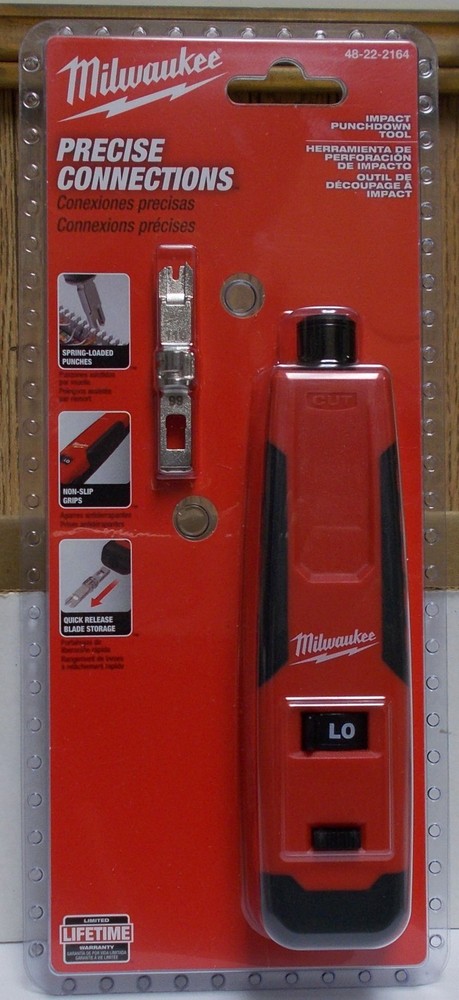 Milwaukee Tool 48-22-2164 Precise Connections Impact Punchdown Tool