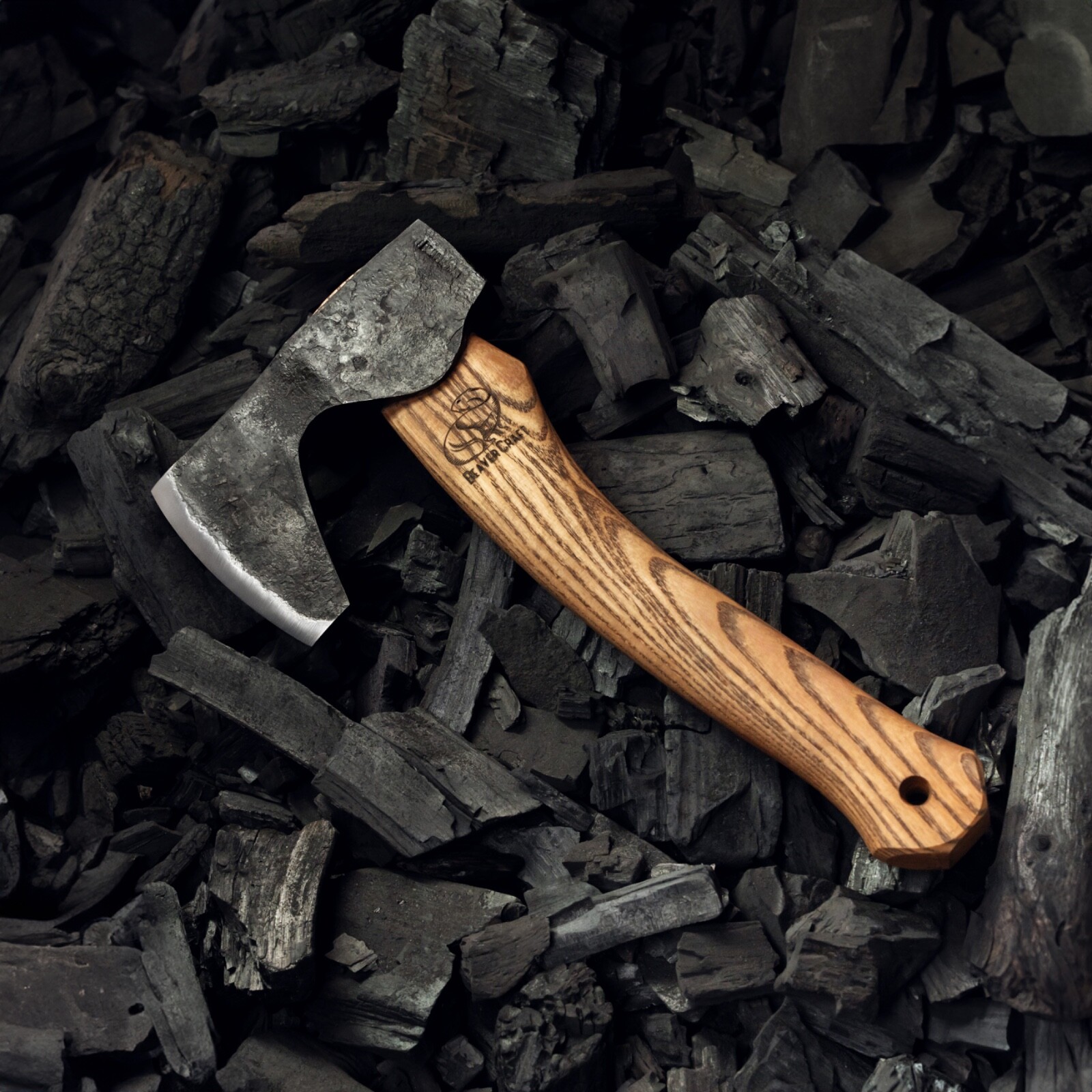 Compact Long-Bearded Bushcraft Hatchet AX6 BeaverCraft OFFICIAL