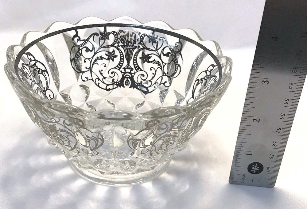 Vintage Small Silver Inlay Bowl