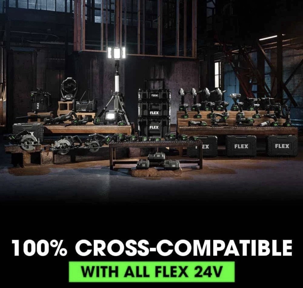 Flex FX1371A-Z 24V 1/4" Quick Eject Hex Impact Driver w/ Multi-Mode (Bare Tool)