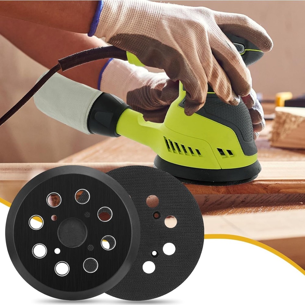 4-Pack 5-Inch Hook & Loop Sander Pads for Ryobi & More