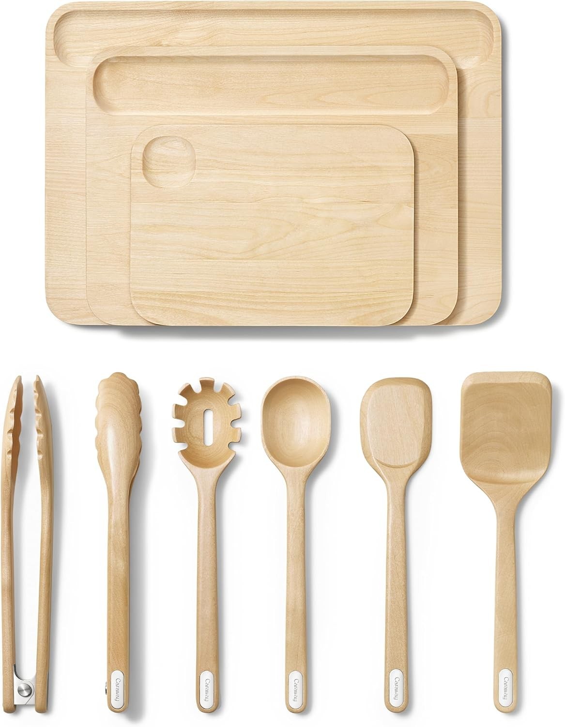 Caraway: Cutting Board & Utensil Set