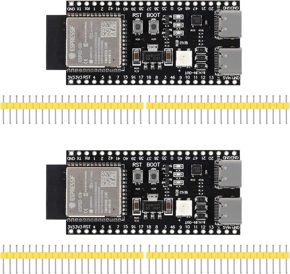 2PCS ESP32 ESP32-S3 Development Board Type-C WiFi+Bluetooth 2pcs N8R2