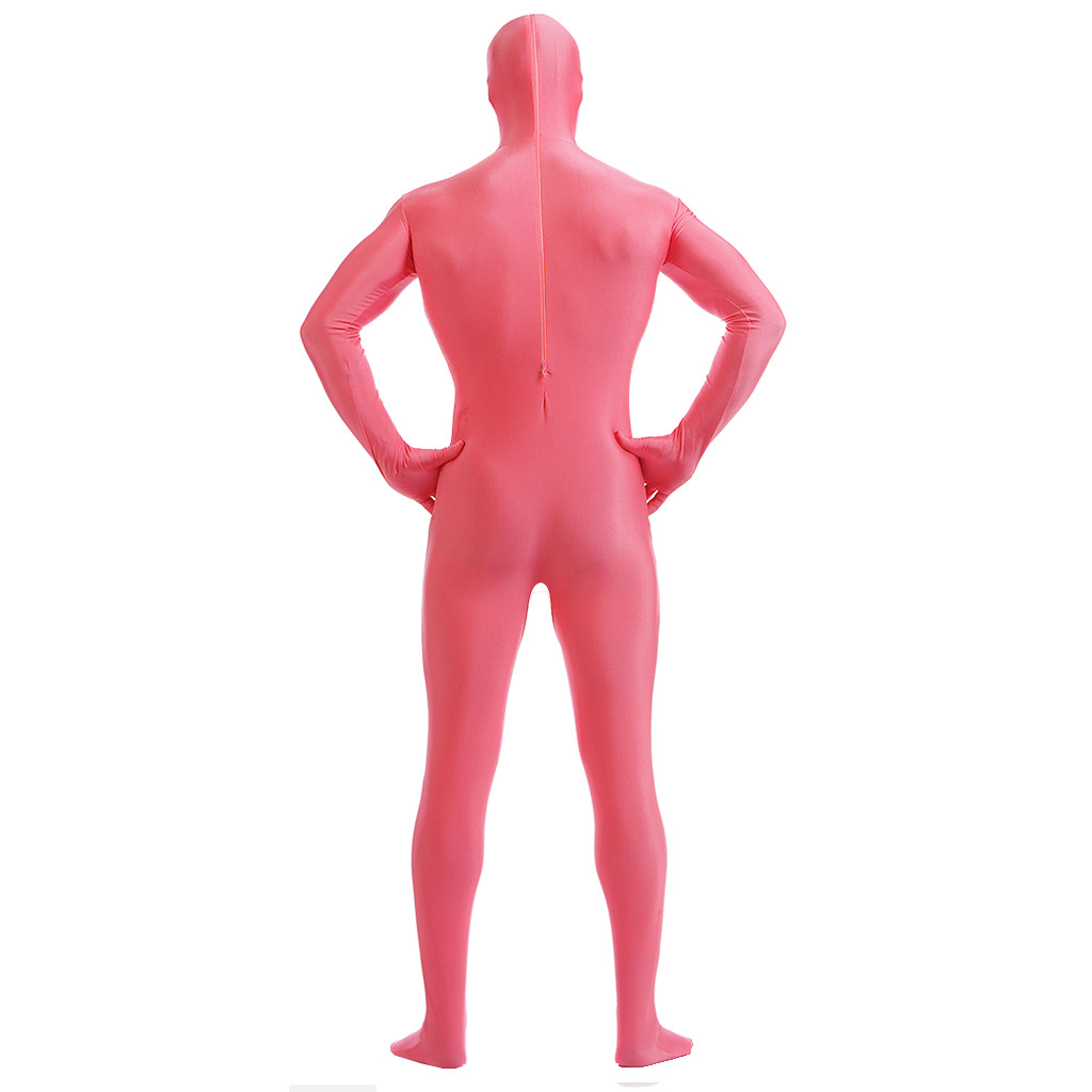 Full Body Zentai Suit Men's Women's Spandex Halloween Open Face Costume
