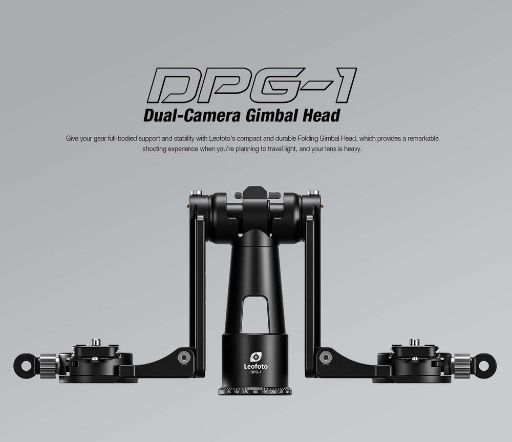 Leofoto DPG-1 Dual-Camera Gimbal Head