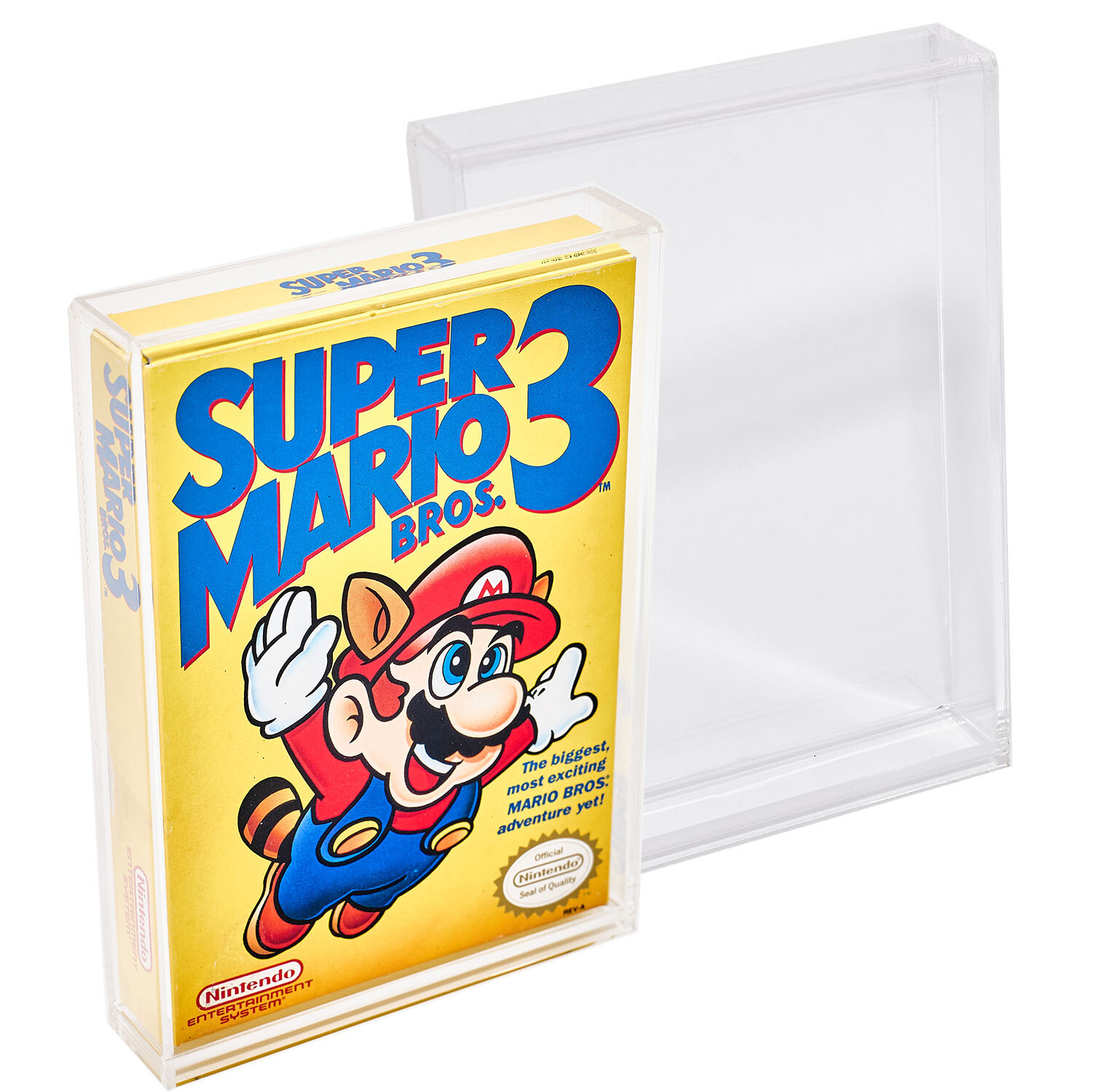 Acrylic Display Case for Nintendo NES Game Boxes Premium UV Protection