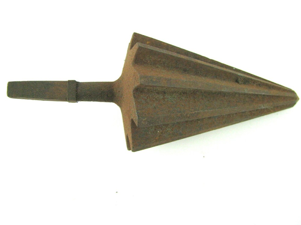 CONE SHAPED DRILL BIT Large Vintage Total length = 6"