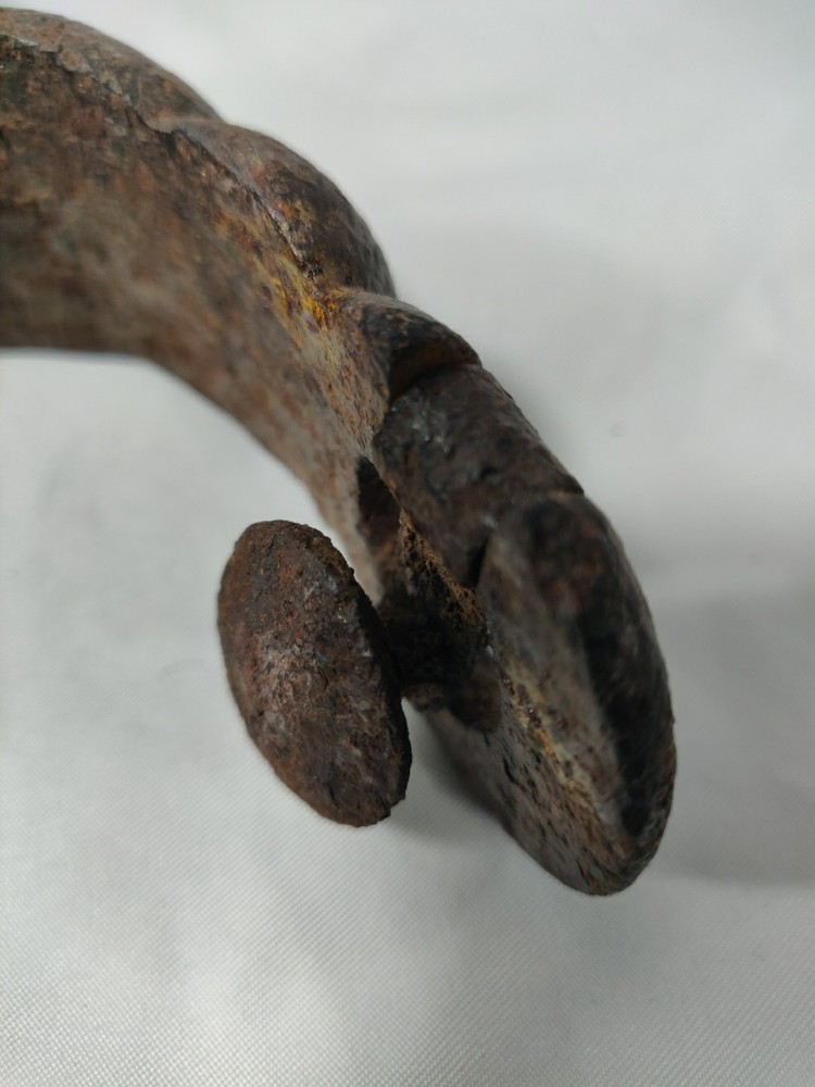 Antique Forged Cast Iron Single Spur Please Read Description