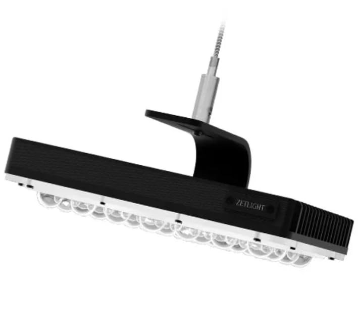 Zetlight E3 24W Reef LED Light with Flex Neck Mount, Rotary Dimmer Wired Control