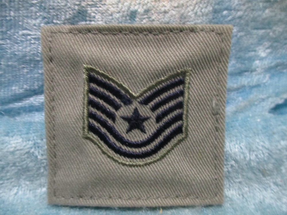 USAF Chevron Military Patch w/hooks