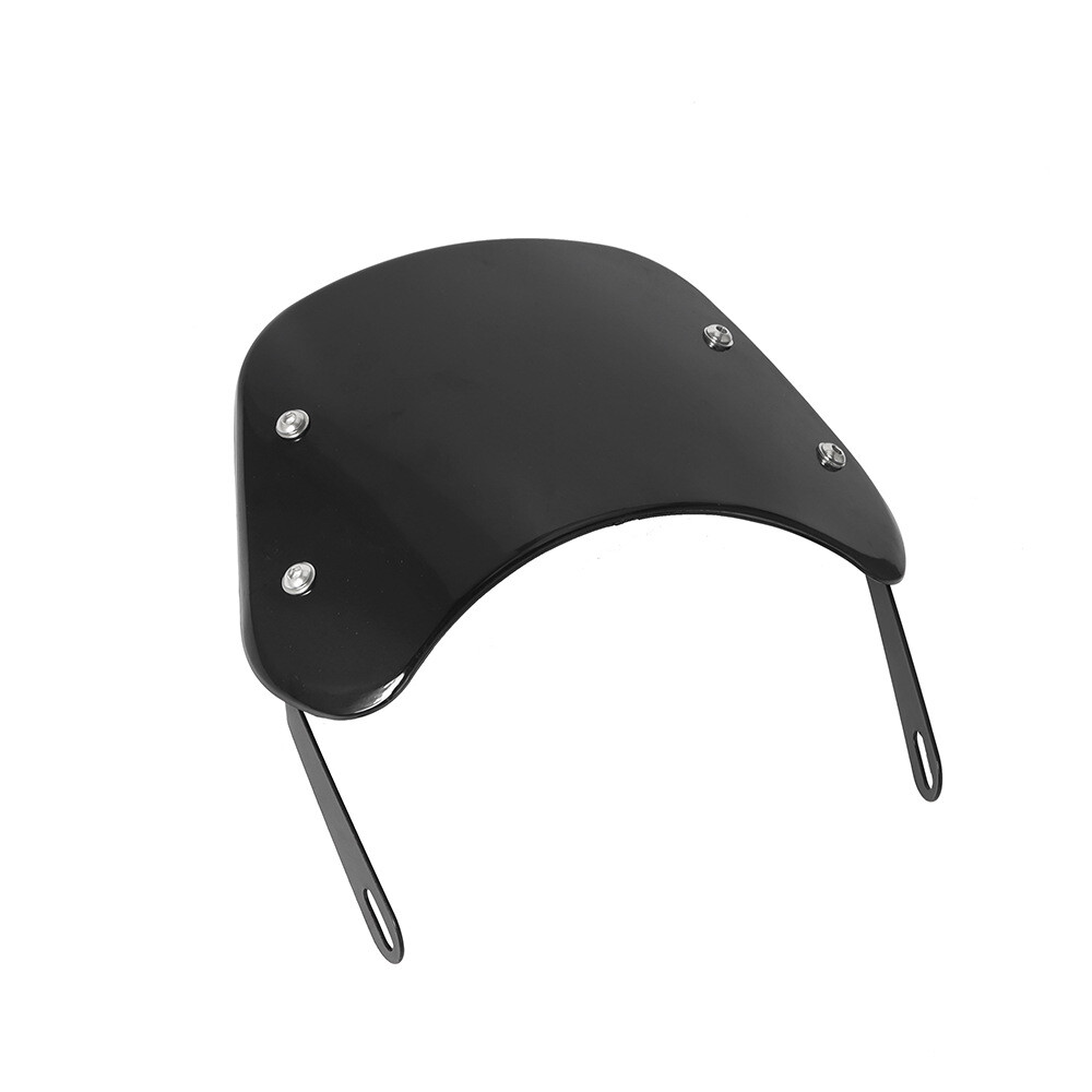 Motorcycle Headlight Windshield Windscreen Universal For 5-7'' Round Headlight