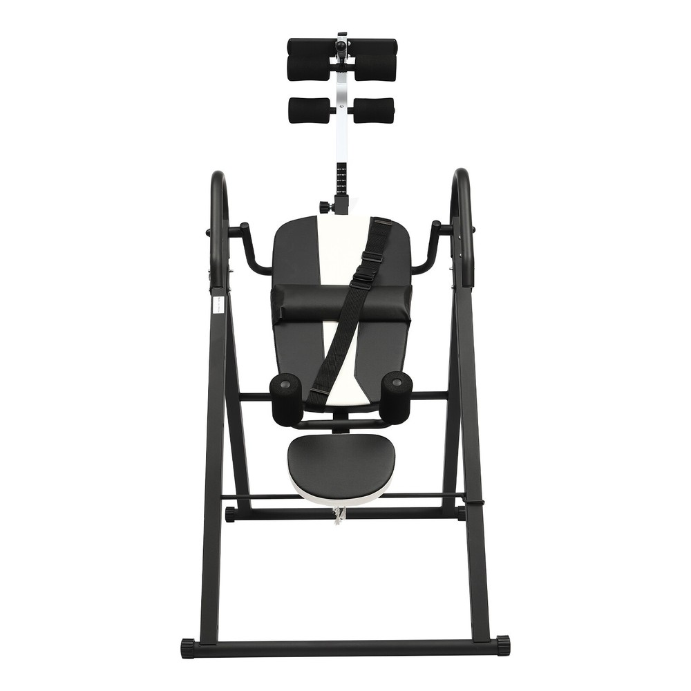 Foldable Inversion Table Teeter Advanced Back Pain Ankle Relief Gravity Fitness