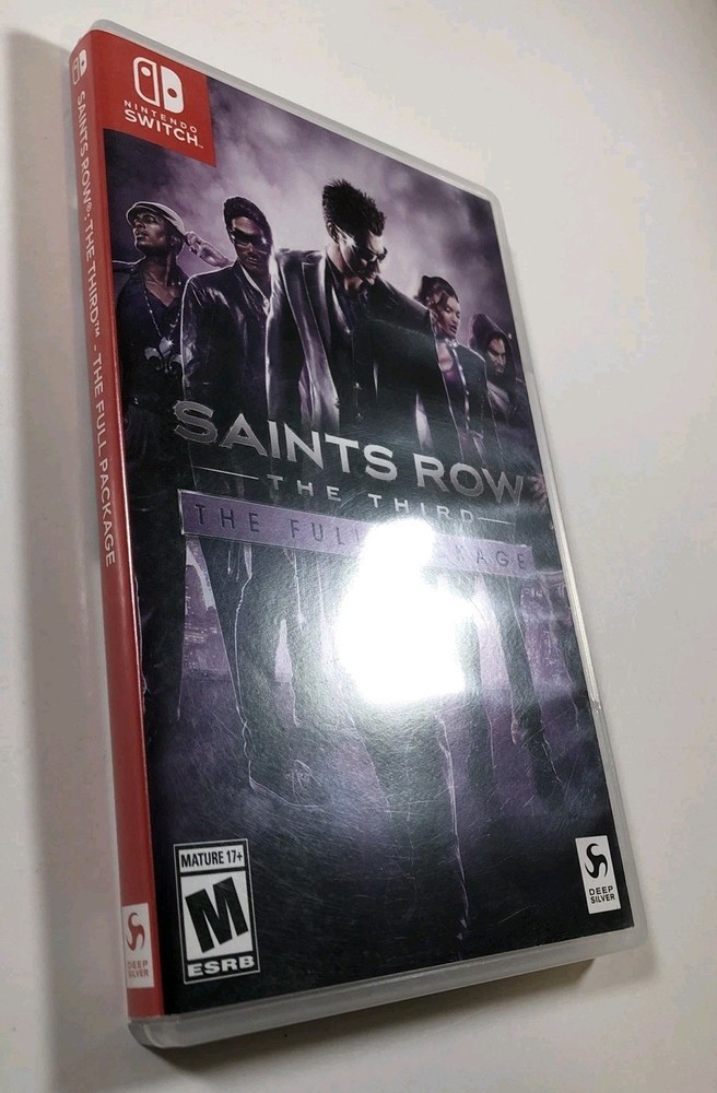 CASE ONLY NO GAME: Saints Row The Third The Full Package (Nintendo Switch) READ!
