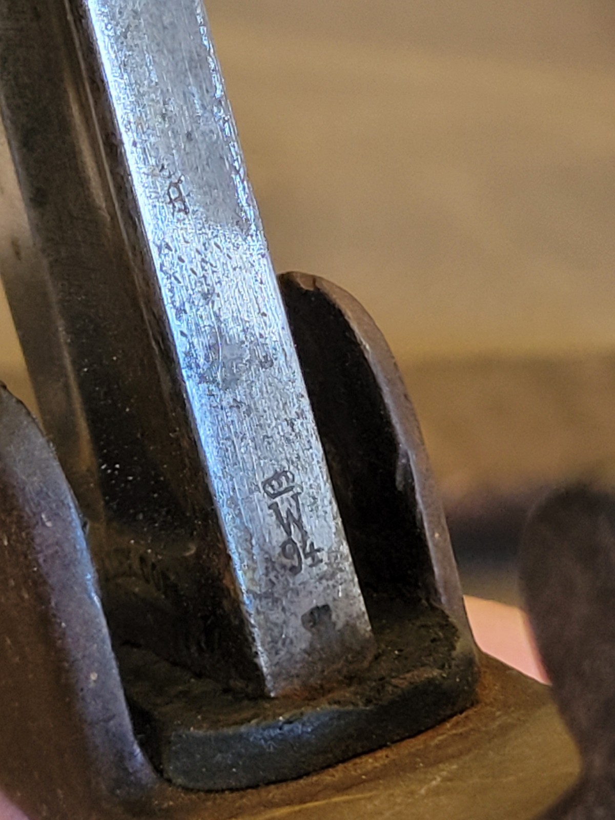 Imperial German Sword Cut-Down w/ Scabbard dated "1894"