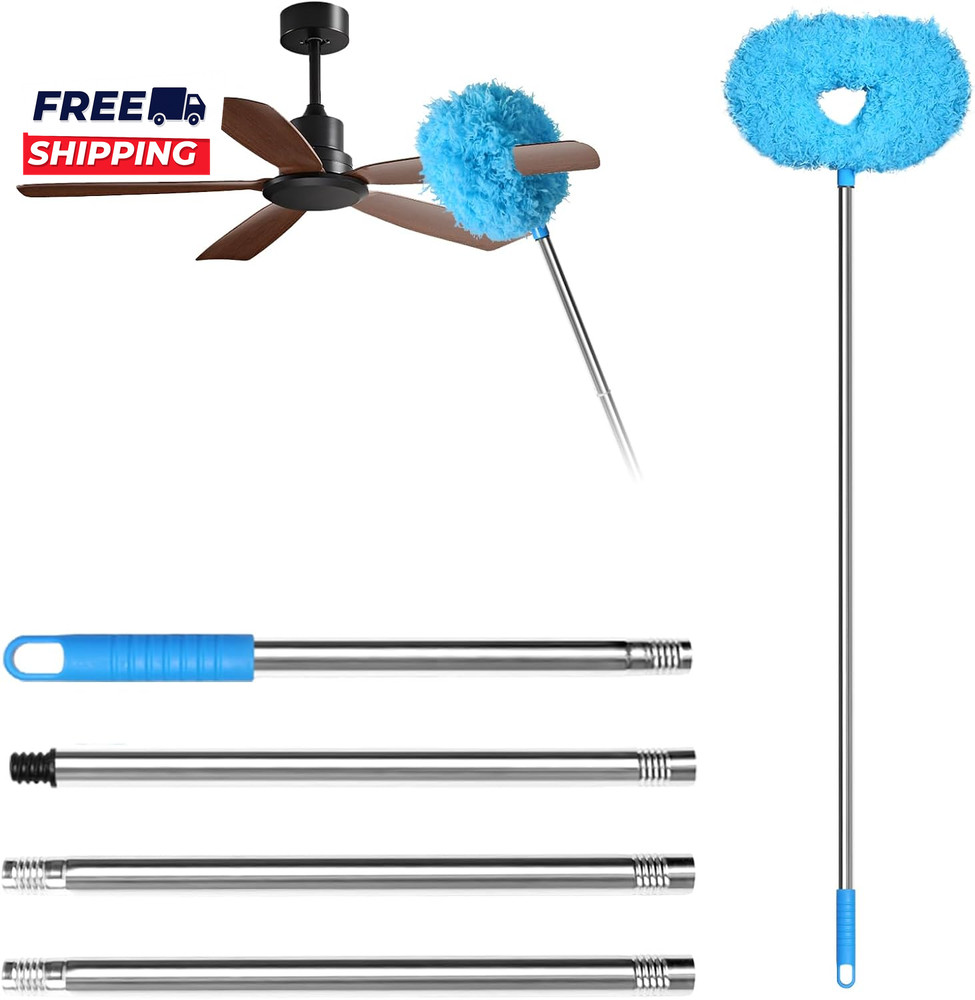 Ceiling Fan Cleaner Duster  Adjustable Duster with Extension Pole Dusters