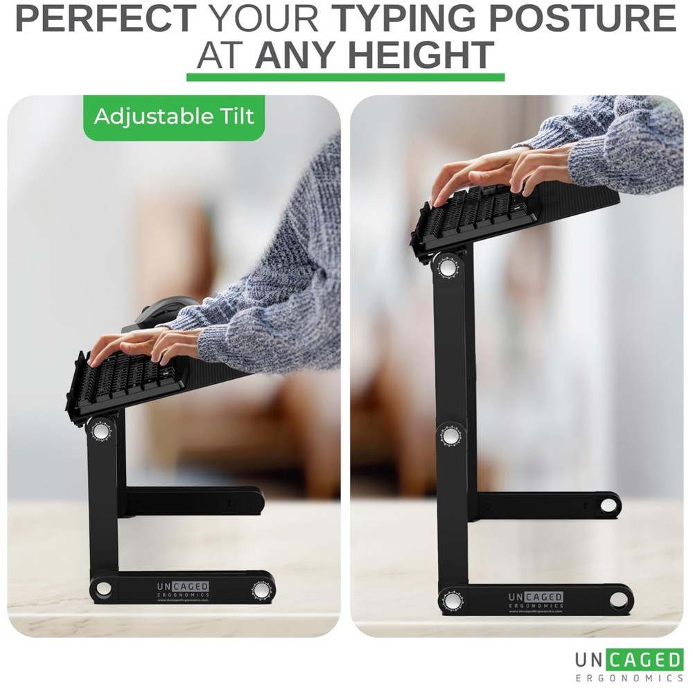 Ergonomic Keyboard Stand & Mouse Riser