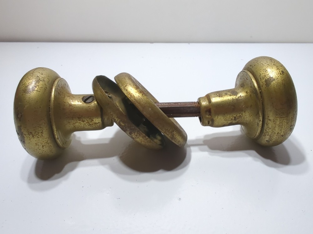 ✨VINTAGE✨ Brass Door Knobs Handles Plates Old