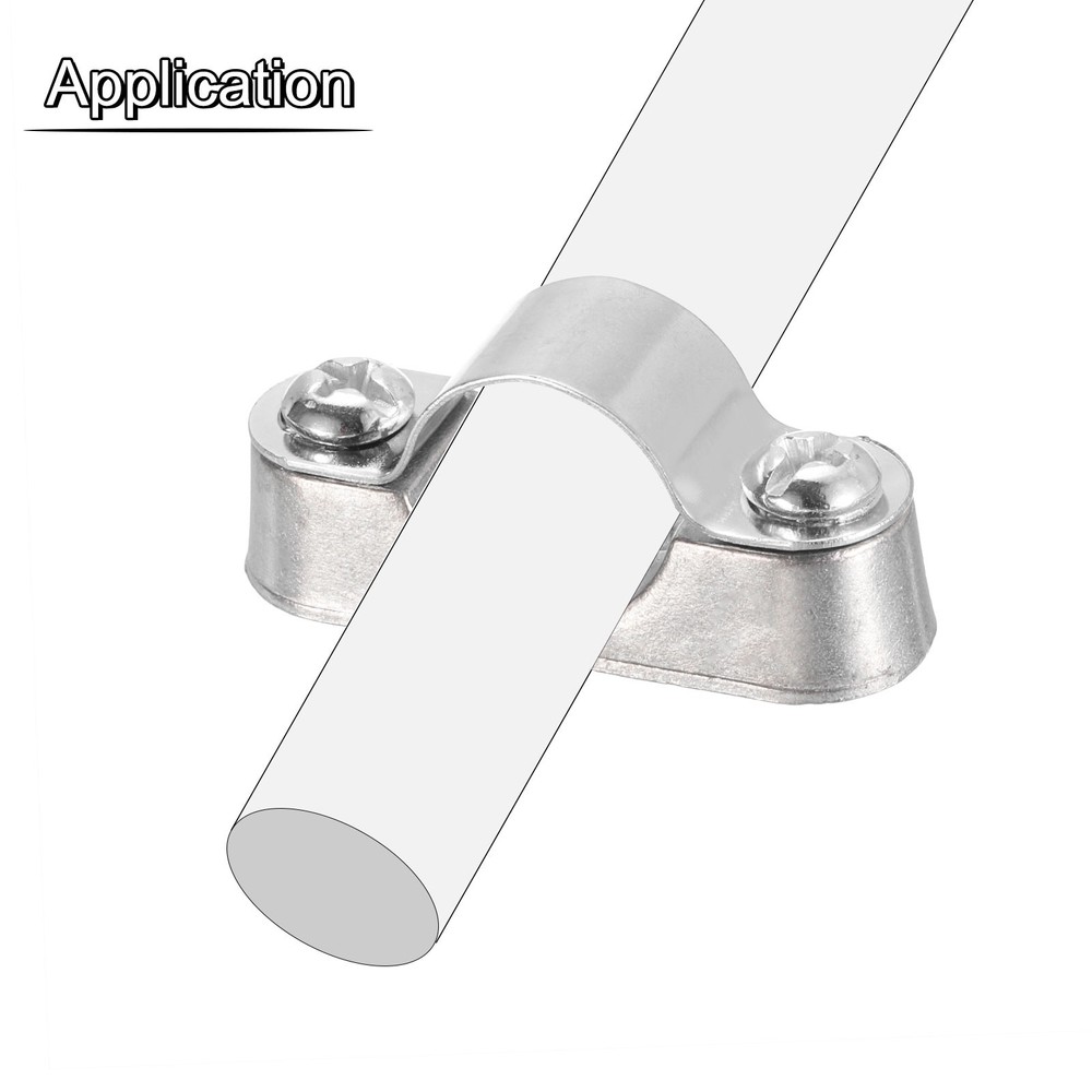 10Pcs Pipe Support Pipe Bracket Clamp Wall Mount Ceiling Mount for 16mm Pipe