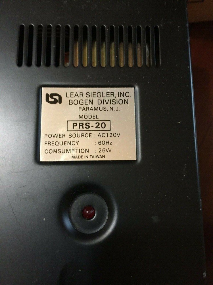 Vintage Bogen Intercom PRS-20 *NEW OLD STOCK"