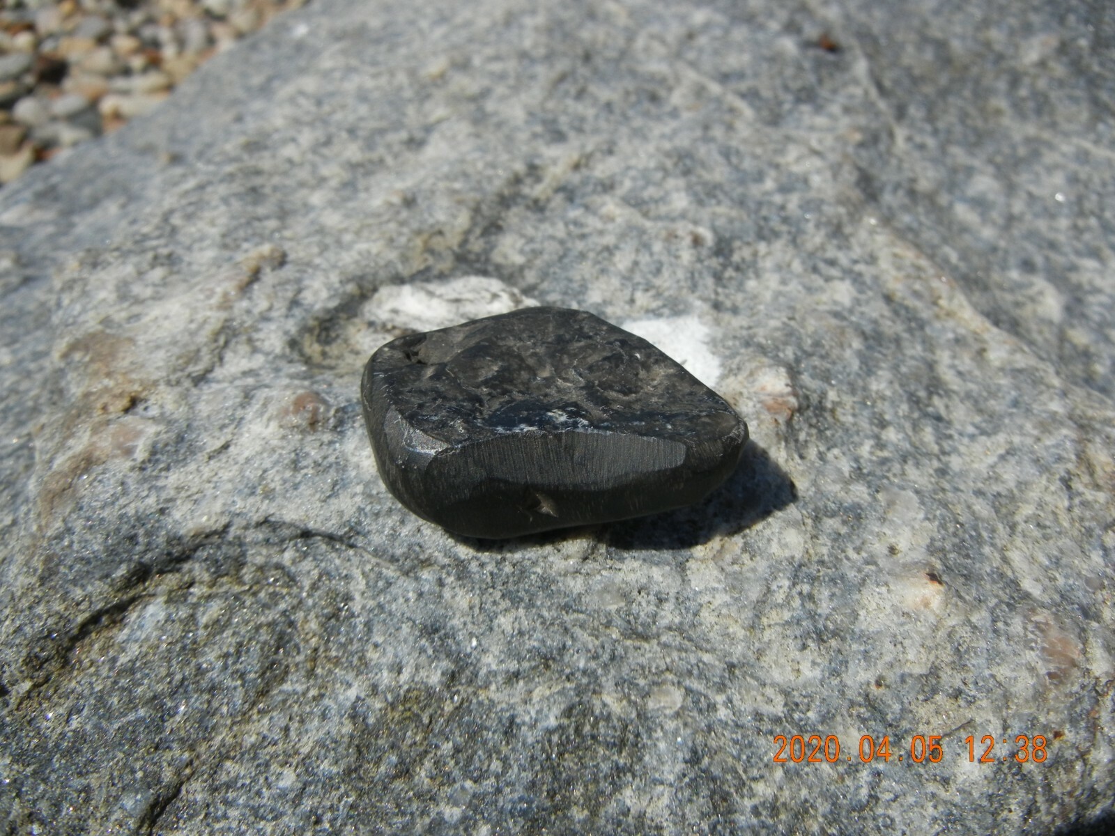 Partially Finished Native American Flint Pendant Banded Slate Arrowhead HagStone