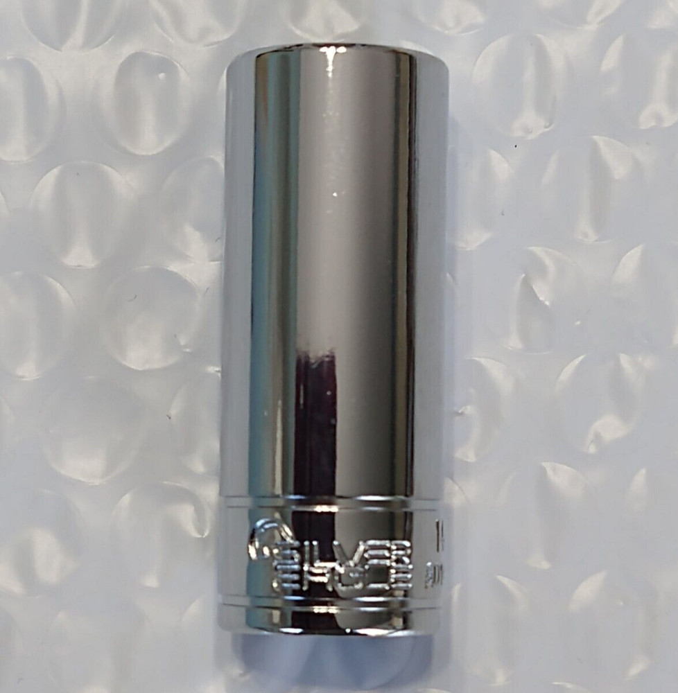 MATCO TOOLS "SILVER EAGLE" AD14M6SE, 1/4" DRIVE, 14MM. SOCKET, DEEP, 6 POINT.